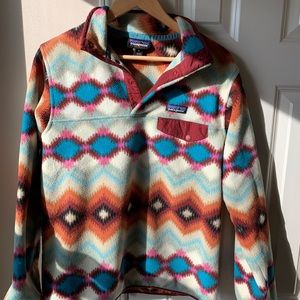RARE Patagonia Timber Twist Synchilla Pullover